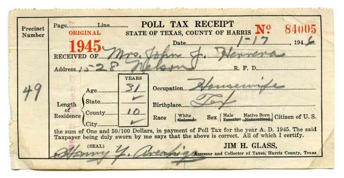 Poll Tax